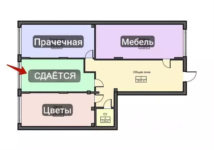 Помещение свободного назначения в Москва просп. Магеллана, 4 (24 м) - Фото 0