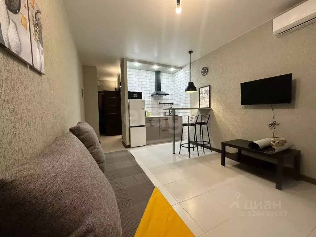 Студия Ростовская область, Ростов-на-Дону Берберовка мкр, ул. ... - Фото 1