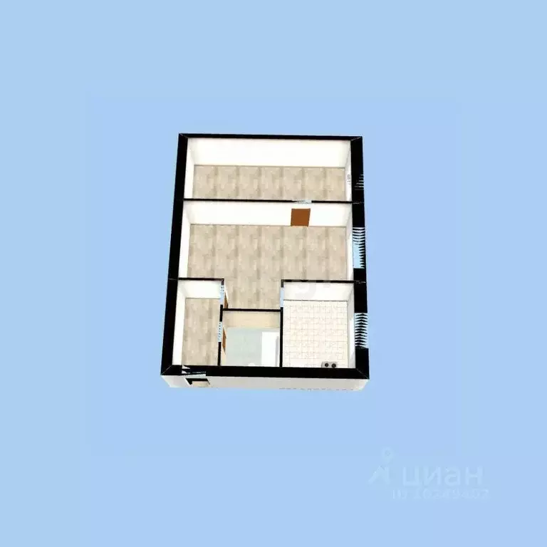 2-к кв. Башкортостан, Уфа ул. Богдана Хмельницкого, 126 (44.6 м) - Фото 2