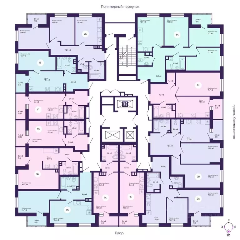 1-к кв. Свердловская область, Екатеринбург просп. Космонавтов, 7В ... - Фото 2