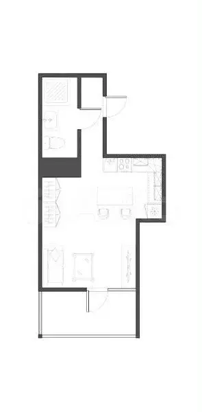 Квартира-студия, 23 м, 2/20 эт. - Фото 0