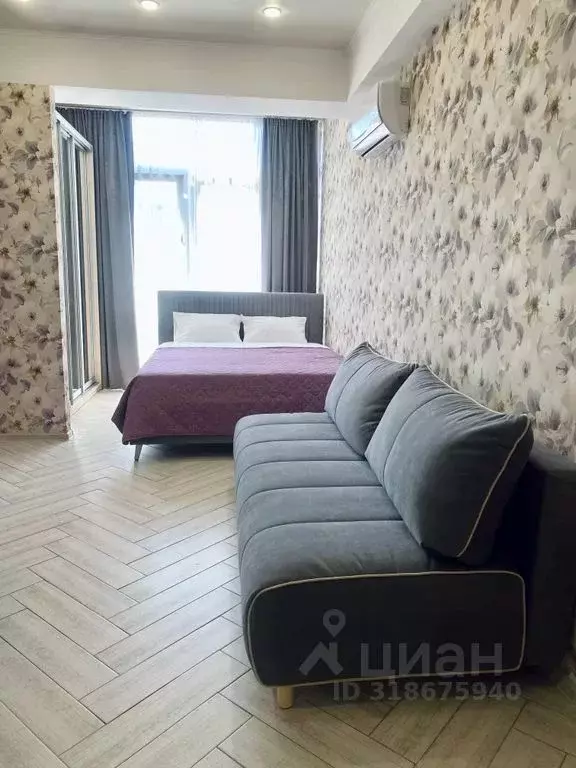 Студия Краснодарский край, Сочи Новый Сочи мкр, ул. Санаторная, 46 ... - Фото 1