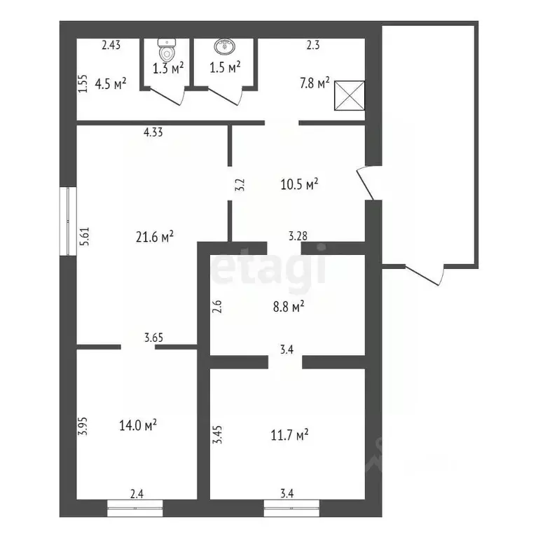 Дом в Тюменская область, Исетский муниципальный округ, с. Солобоево ... - Фото 1