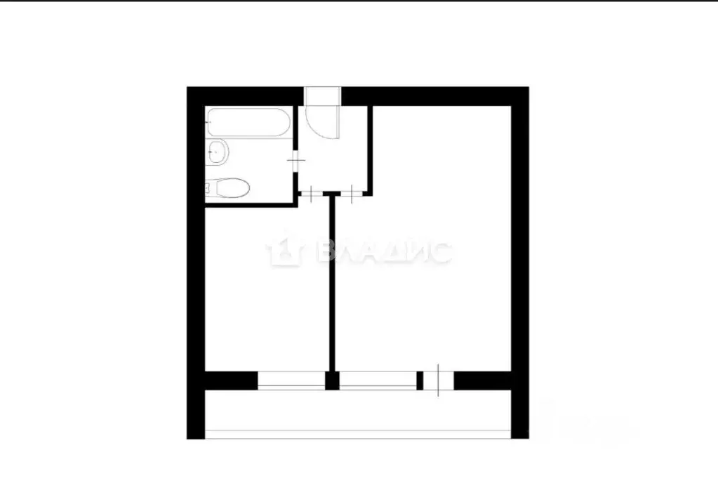 1-к кв. Москва ул. Бориса Галушкина, 3К1 (34.5 м) - Фото 2