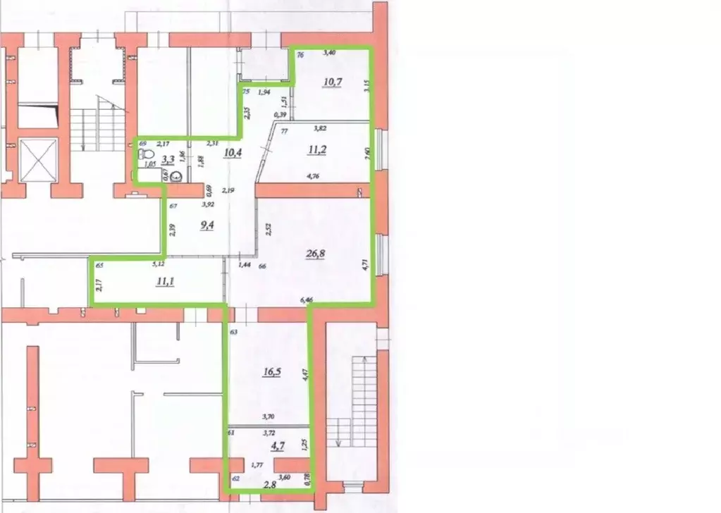 Торговая площадь в Самарская область, Самара ул. Фрунзе, 14 (107 м) - Фото 2