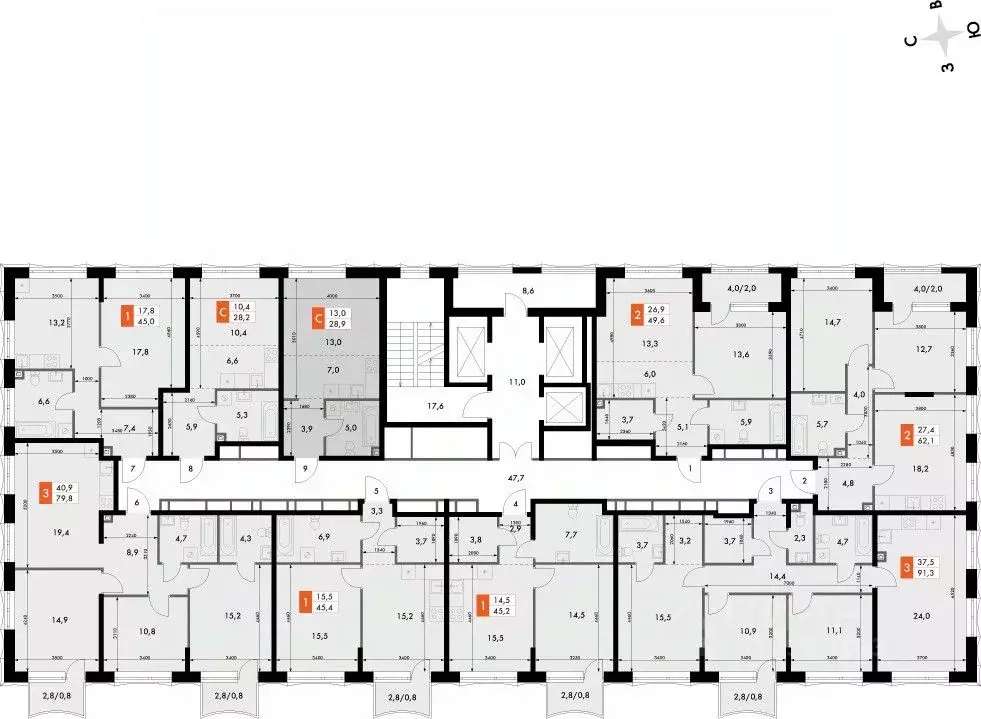 Студия Нижегородская область, Нижний Новгород Черниговская ул. (28.9 ... - Фото 1