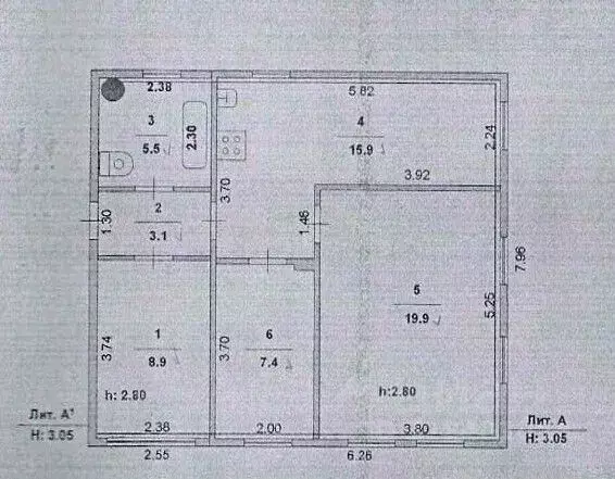 Дом в Челябинская область, Челябинск Краснокамская ул., 31 (60 м) - Фото 2