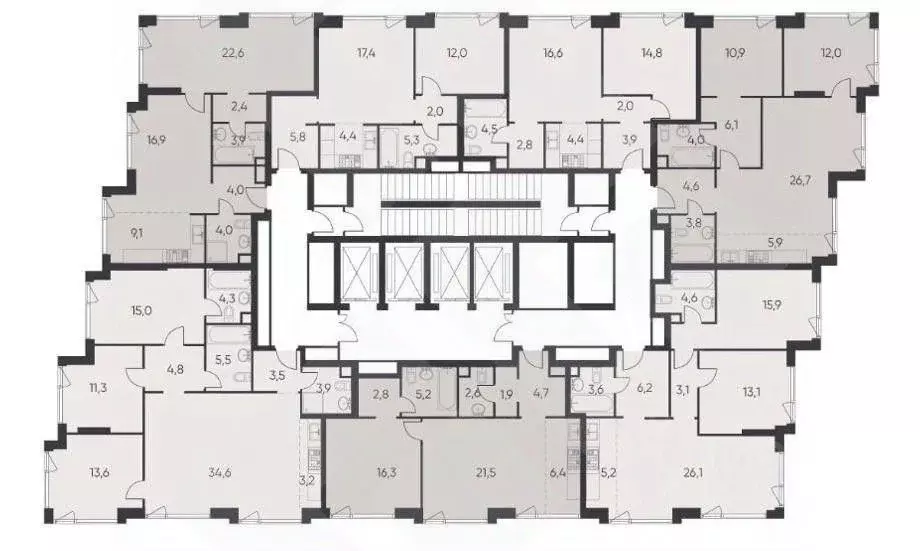 3-к кв. Москва 1-й Сетуньский проезд, 8 (62.0 м) - Фото 2