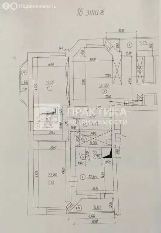 3-комнатная квартира: Москва, Погонный проезд, 7к3 (117 м) - Фото 1