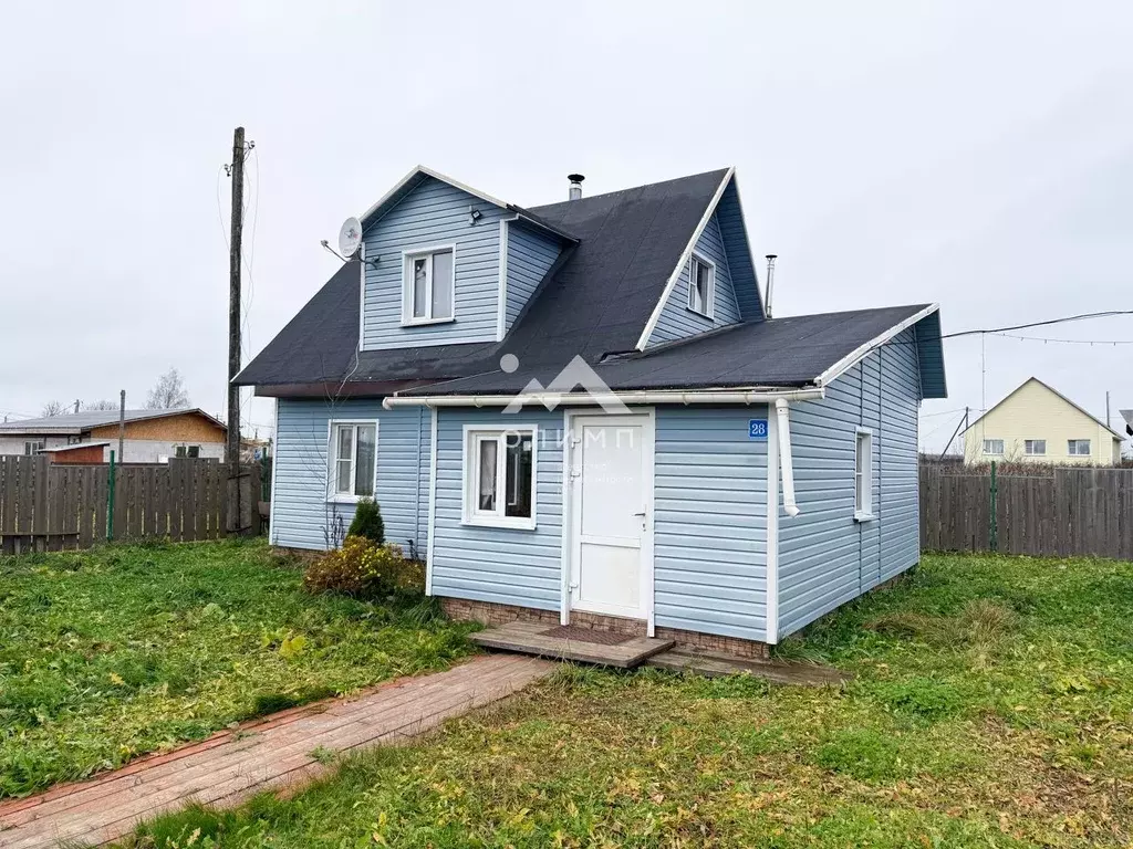 Дом в Вологодская область, пос. Сосновка ул. Полевая, 28 (75 м) - Фото 1