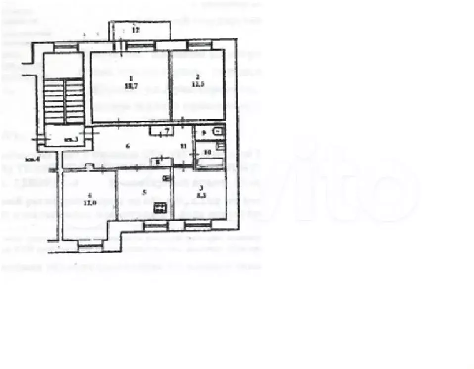 Аукцион: 4-к. квартира, 74,7 м, 1/2 эт. - Фото 0