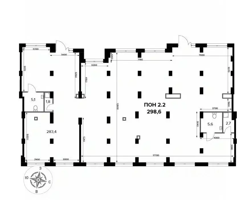 Торговая площадь в Московская область, Люберцы ул. Солнечная, 1 (298 ... - Фото 1