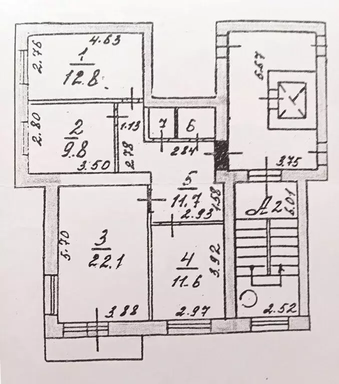 3-комнатная квартира: Раменское, Дергаевская улица, 8 (71.8 м) - Фото 2