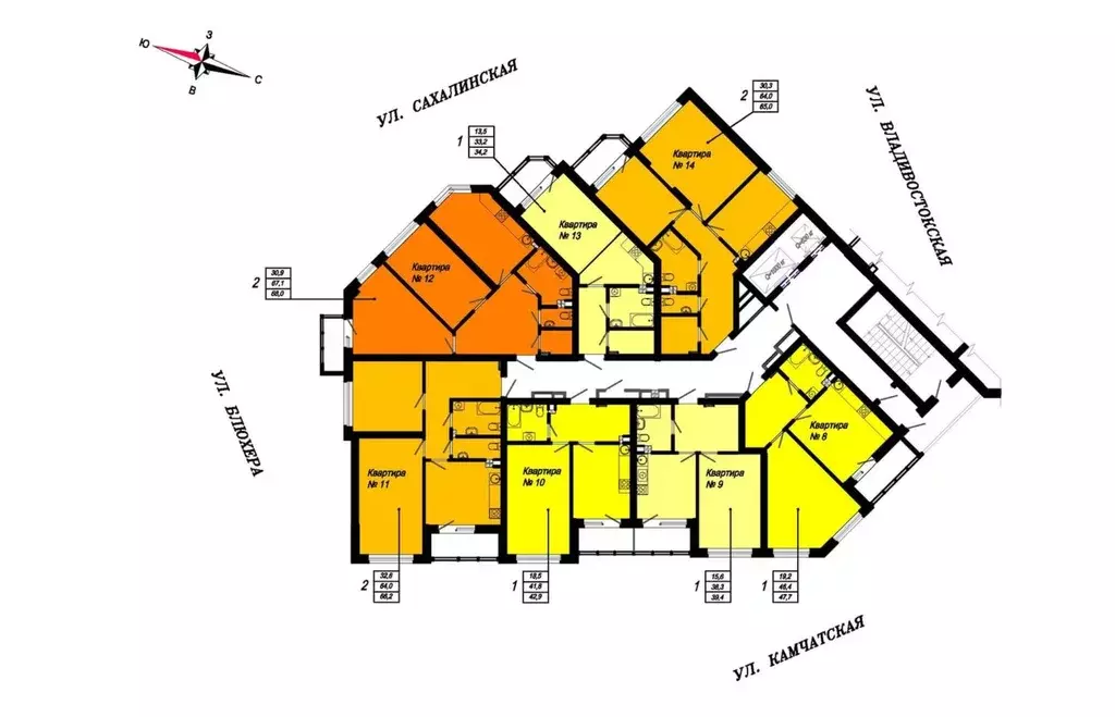 1-к кв. Свердловская область, Екатеринбург ул. Блюхера, 93 (34.2 м) - Фото 1