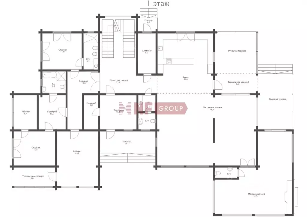 Коттедж в Ленинградская область, Выборгский район, Первомайское с/пос, ... - Фото 2