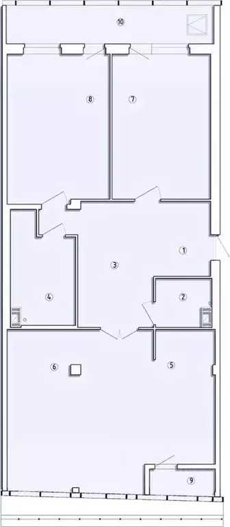 3-к кв. Санкт-Петербург ул. Грота, 1-3Г (141.8 м) - Фото 0