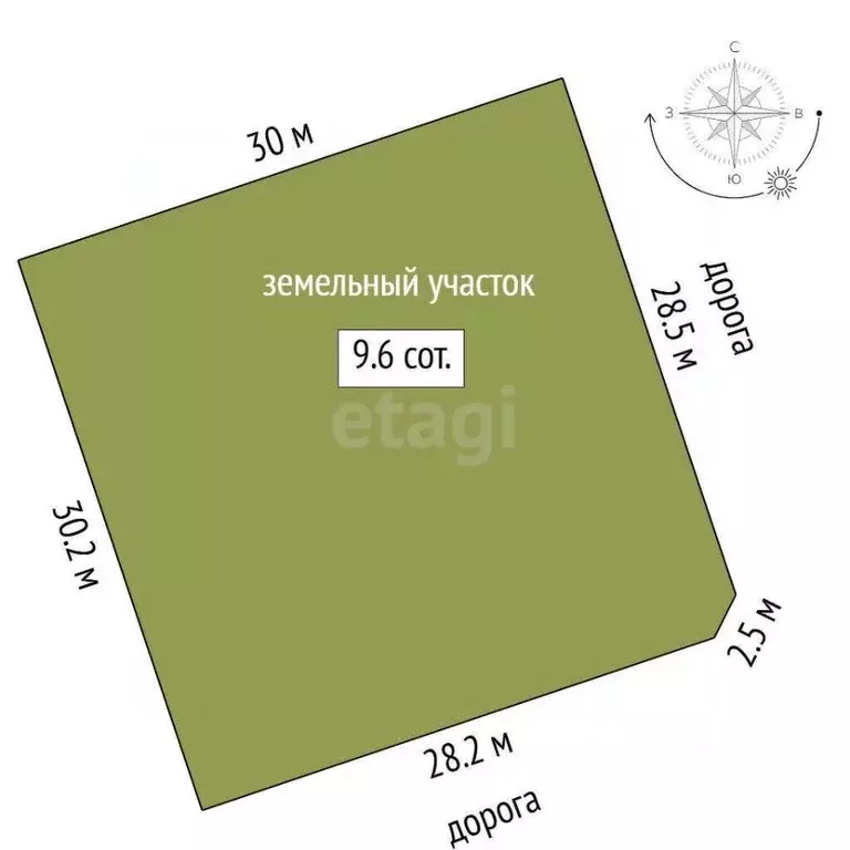 Участок в Тюменская область, Тюменский муниципальный округ, Архип ... - Фото 2