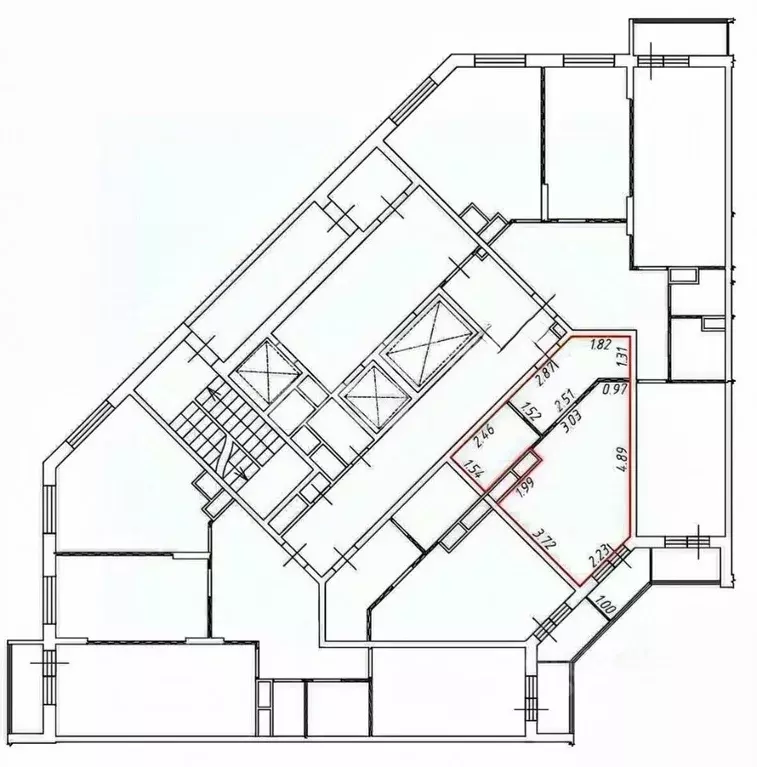 Студия Москва Красноказарменная ул., 14Ак2 (27.3 м) - Фото 2