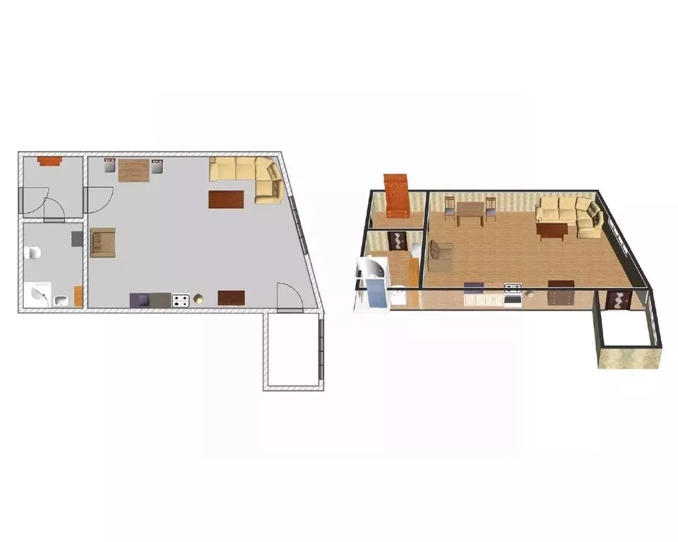 Квартира, студия, 24.4 м - Фото 1