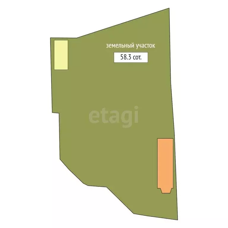 Участок в Южноуральск, Заводская улица (58.3 м) - Фото 1