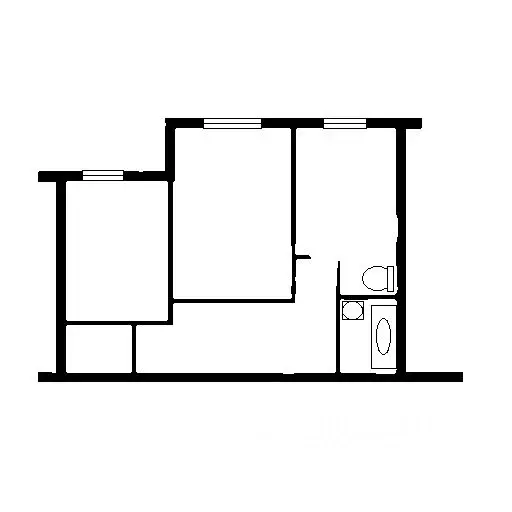 2-к кв. Тульская область, Тула ул. Максимовского, 8 (53.0 м) - Фото 1