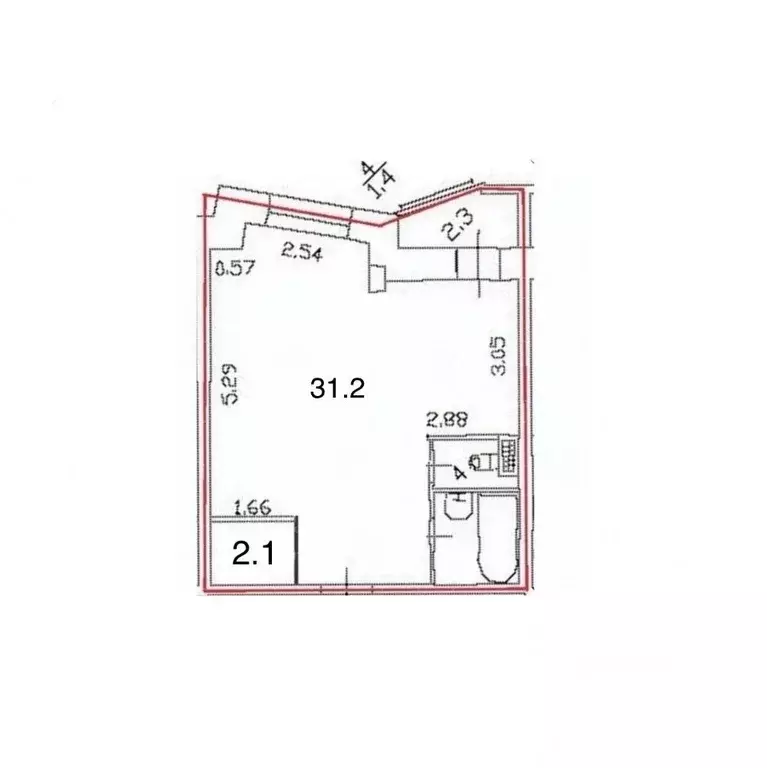 1-к кв. Санкт-Петербург Сердобольская ул., 7к2 (37.1 м) - Фото 1