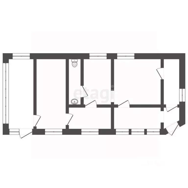 Дом в Орловская область, Кромы пгт ул. Ленина, 63 (91 м) - Фото 2