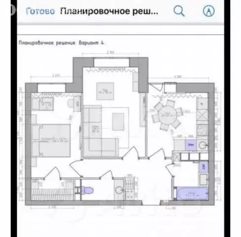 2-комнатная квартира: Ижевск, улица Архитектора П.П. Берша, 35 (54.3 ... - Фото 1