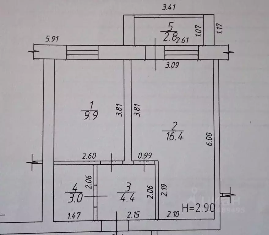 1-к кв. Краснодарский край, Анапа Алексеевка мкр, ул. Станичная, 32В ... - Фото 2