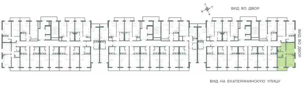 2-комнатная квартира: Мурино, Екатерининская улица, 11 (42.7 м) - Фото 1