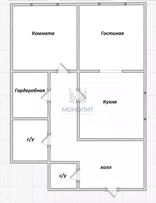 2-к кв. Московская область, Ленинский городской округ, Бутово пгт ... - Фото 1