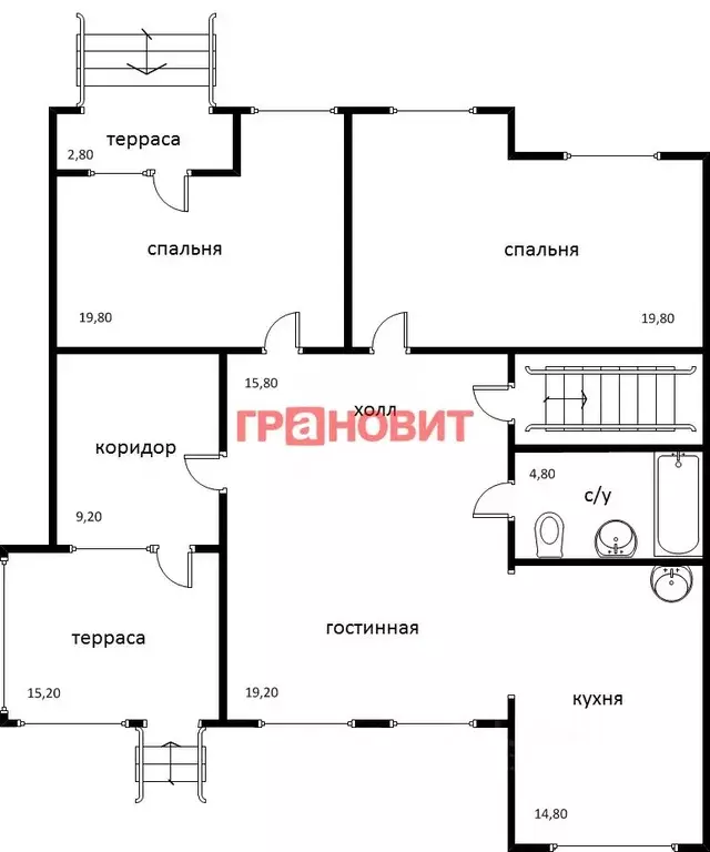 Коттедж в Новосибирская область, Колывань рп ул. Фрунзе, 37 (130 м) - Фото 2
