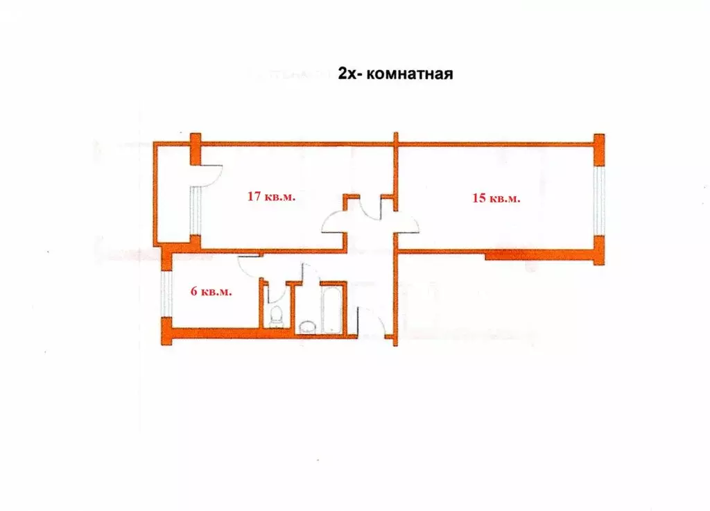 2-комнатная квартира: Липецк, 15-й микрорайон, 3 (47 м) - Фото 2