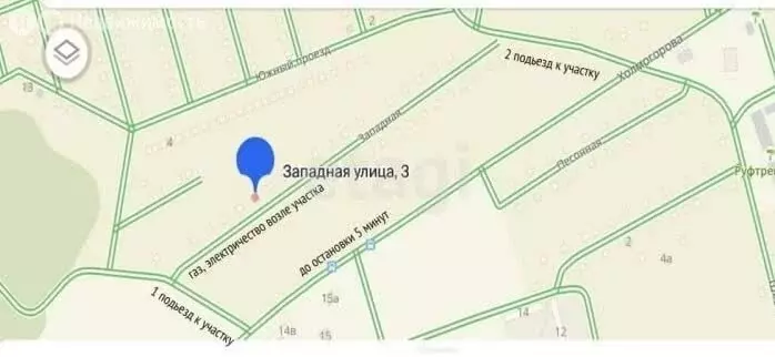 Участок в Ягул, Западная улица (15 м) - Фото 1