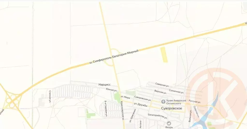 Участок в Крым, Сакский район, с. Суворовское  (462.94 сот.) - Фото 1