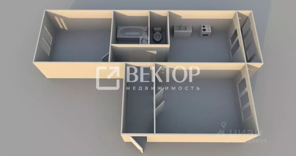 2-к кв. Ярославская область, Ярославль ул. Карла Либкнехта, 29/12 ... - Фото 2