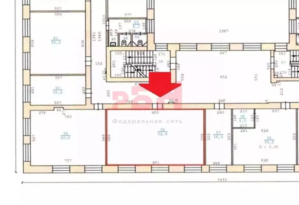 Офис в Свердловская область, Екатеринбург ул. Искровцев, 40 (53 м) - Фото 2