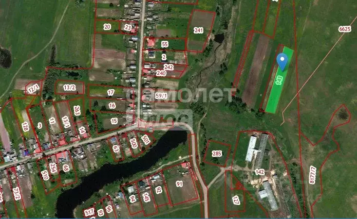 Участок в Марий Эл, Медведевский район, Нурминское с/пос, д. Ныръял  ... - Фото 1