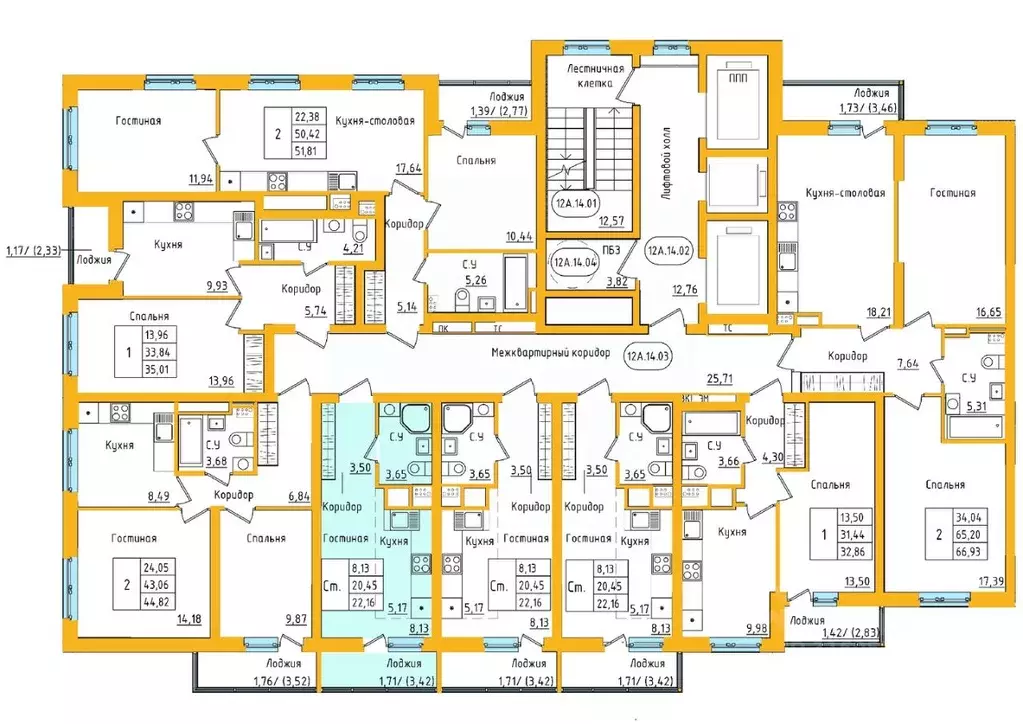 Студия Башкортостан, Уфа ул. Валерия Лесунова, 22 (22.15 м) - Фото 1