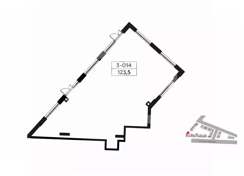 Помещение свободного назначения в Москва Родные кварталы жилой ... - Фото 2