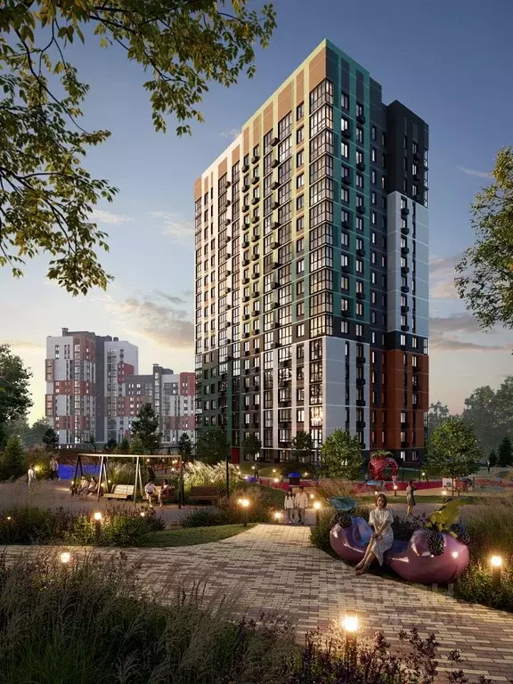 2-к кв. Брянская область, Брянск Новый Город жилой комплекс (48.7 м) - Фото 2