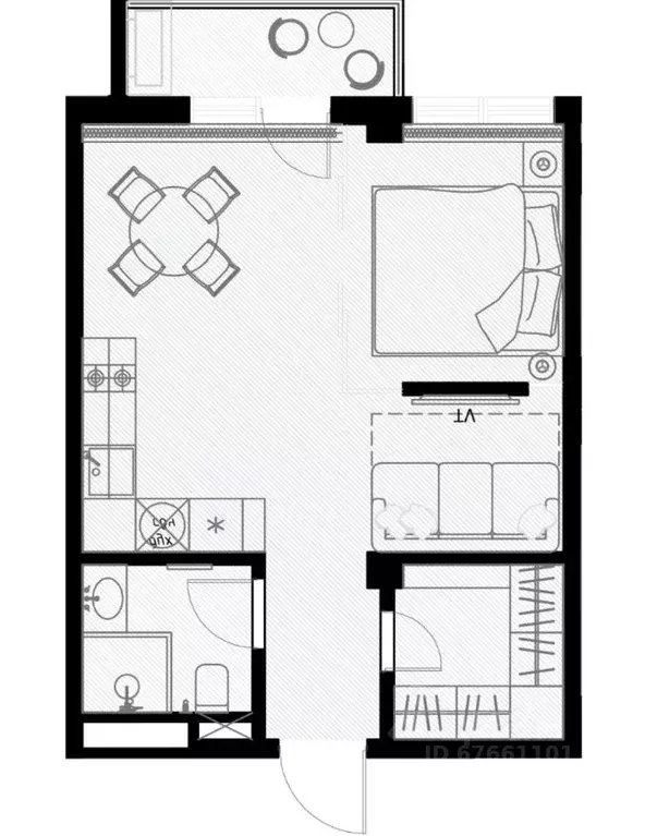 1-к кв. Краснодарский край, Сочи ул. Ленина, 290/8к2 (39.2 м) - Фото 0