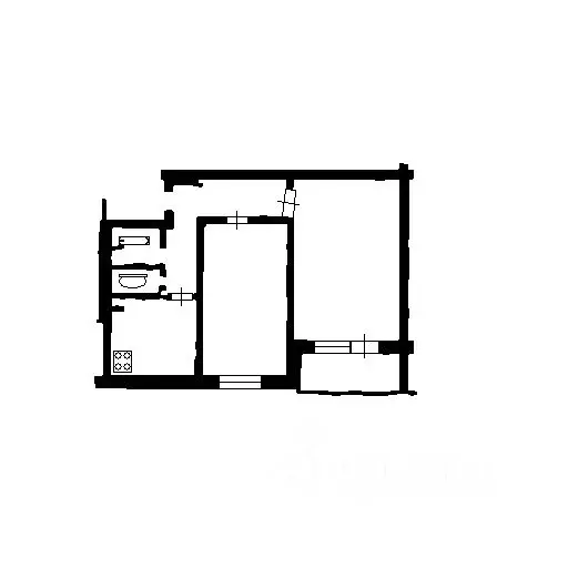 2-к кв. Москва ул. Алексея Дикого, 20 (45.0 м) - Фото 1