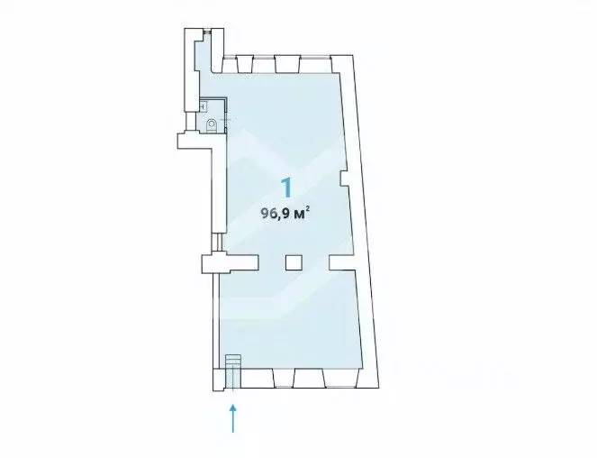 Помещение свободного назначения в Москва Малая Бронная ул., 4 (97 м) - Фото 2