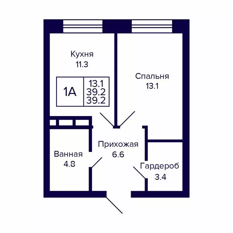 1-комнатная квартира: Новосибирск, Красносельская улица (39.2 м) - Фото 0