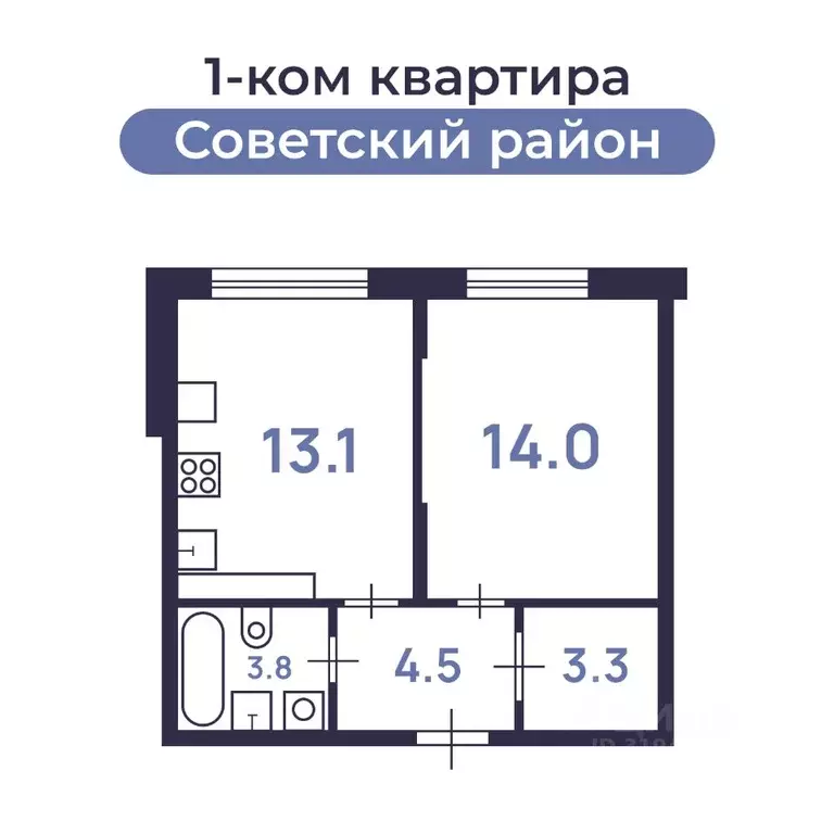 1-к кв. Нижегородская область, Нижний Новгород ул. Белинского, 23 ... - Фото 2