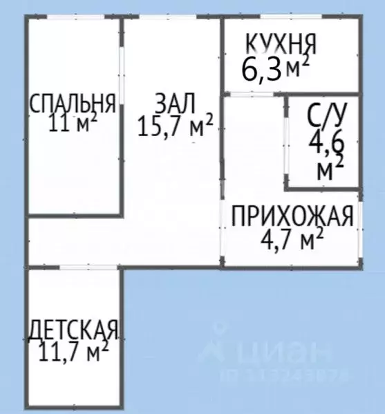 3-к кв. Дагестан, Махачкала ул. Поповича, 33 (53.0 м) - Фото 2