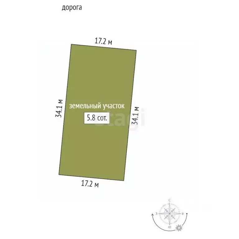 Участок в Крым, Симферопольский район, Николаевское с/пос, с. ... - Фото 2