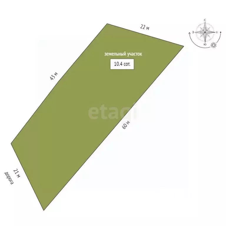 Участок в Вологодская область, д. Медовщиково  (10.4 сот.) - Фото 2