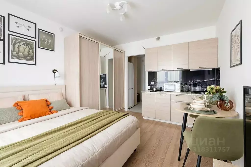 Студия Москва Полярная ул., 27к1 (20.0 м) - Фото 1